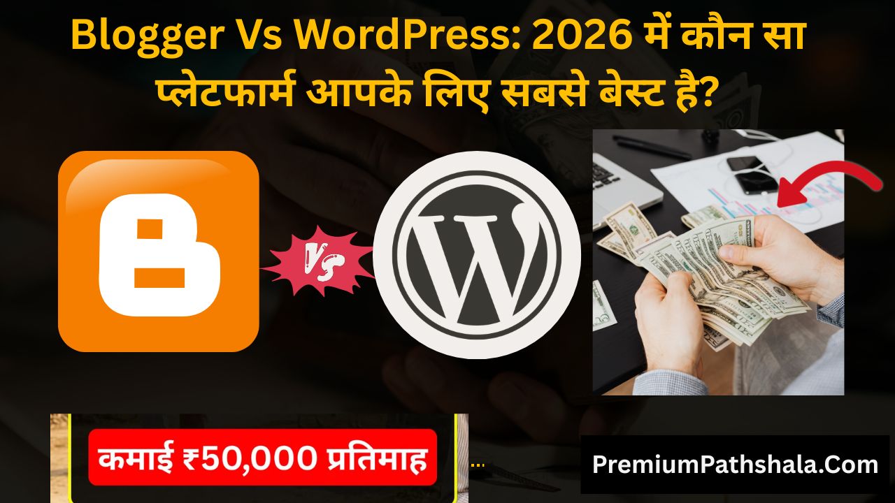 Blogger Vs WordPress: 2026 में कौन सा प्लेटफार्म आपके लिए सबसे बेस्ट है?