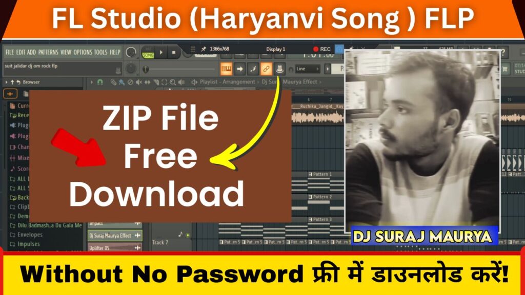 FL Studio Haryanvi Song FLP Project Free Download ZIP File